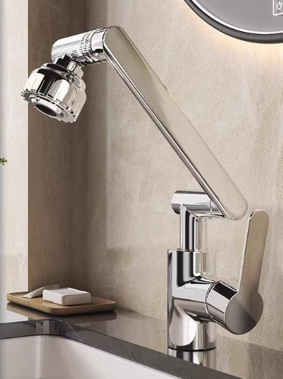 💦Универсален регулируем смесител за мивка, въртящо се на 1080°.