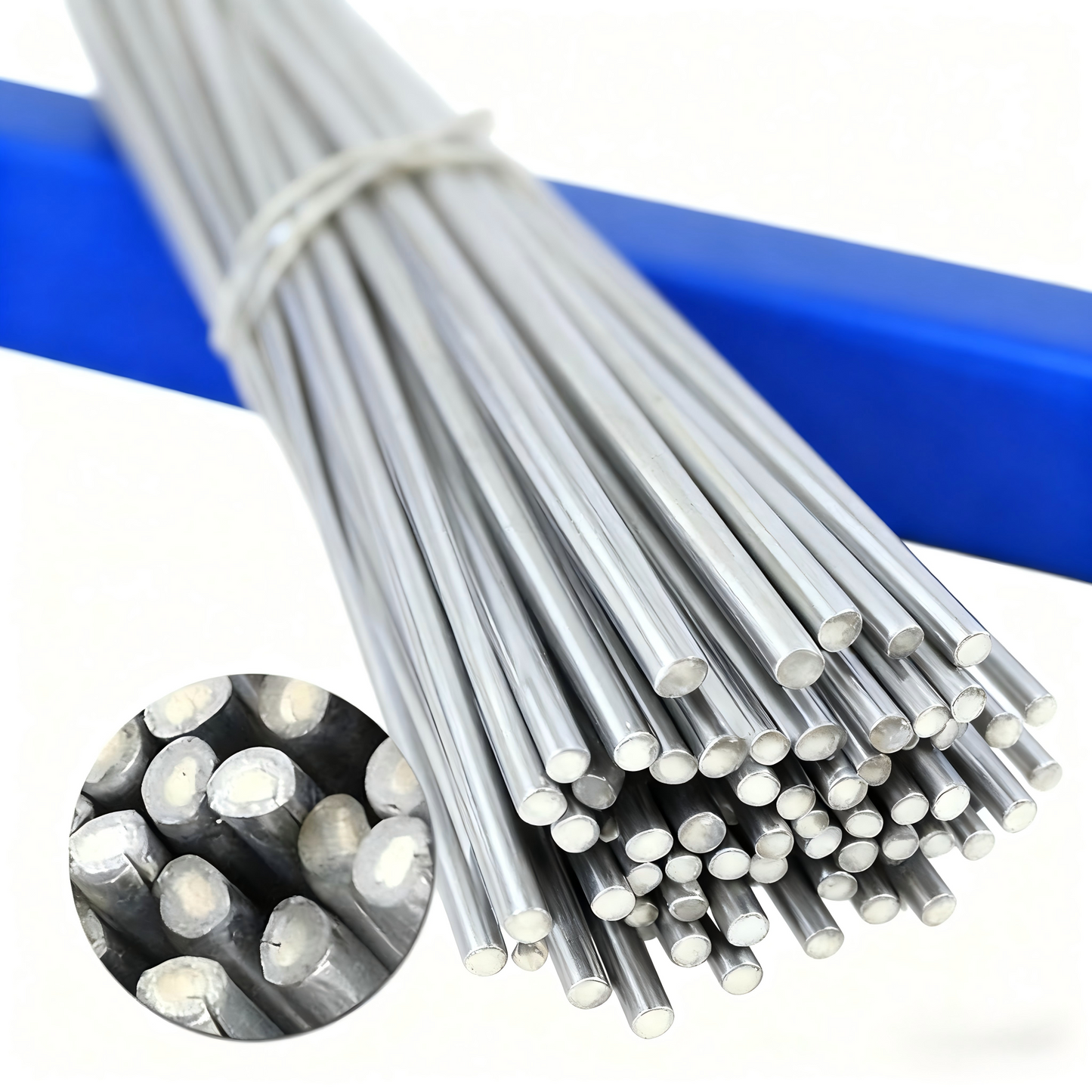 💥【50 piezas】Alambre de soldadura de aluminio de baja temperatura de 1,6 mm, soldadura y reparación de varios metales