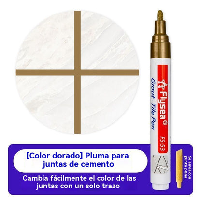 🔥【Paquete de 2】Lápiz para lechada de baldosas de cerámica resistente al moho y al agua