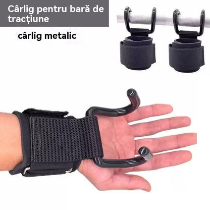 💪【Cumpără 1, primești 1 gratuit】🔥Super Valoare🔥Suport pentru încheietura mâinii Hook - Suport auxiliar pentru încheietura mâinii pentru fitness și sport