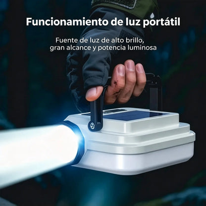 🏕️50% de descuento💡 ☀️Lámpara de camping multifuncional con luz de trabajo LED; batería de duración ultralarga para emergencias al aire libre.