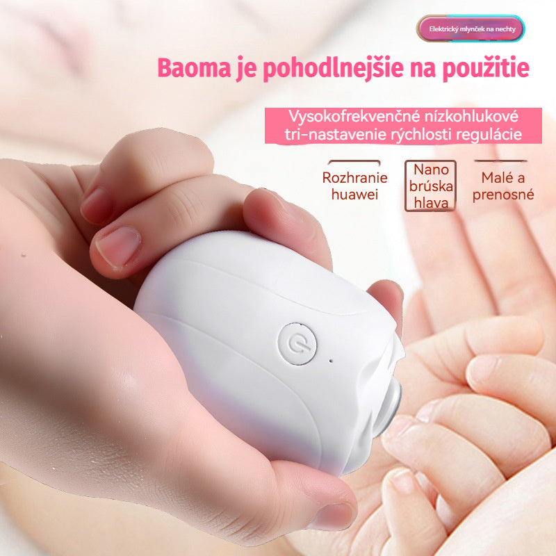 💅 Kúpte 1 kus a získajte 1 zadarmo! ✨ Automatický pilník na nechty (1 kus) pre bezpečnú a šetrnú starostlivosť o nechty 👶🔧