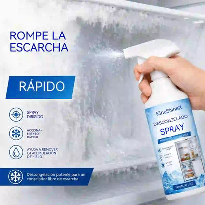 🔥【2 botellas por 27 euros】❄️ Nuevo spray descongelante 2026 🧡 Elimina rápidamente el hielo del congelador