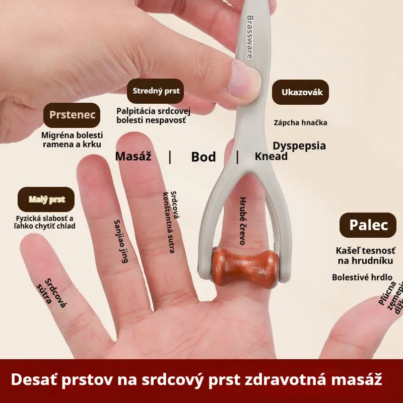 🎁💸【Kúpte 2, získajte 2 zadarmo】🌿 Masážny prístroj na prsty z masívneho dreva: Valčeky z prírodného dreva pomáhajú odblokovať kĺbové meridiány a zmierniť únavu rúk.【4 kusy】🌿
