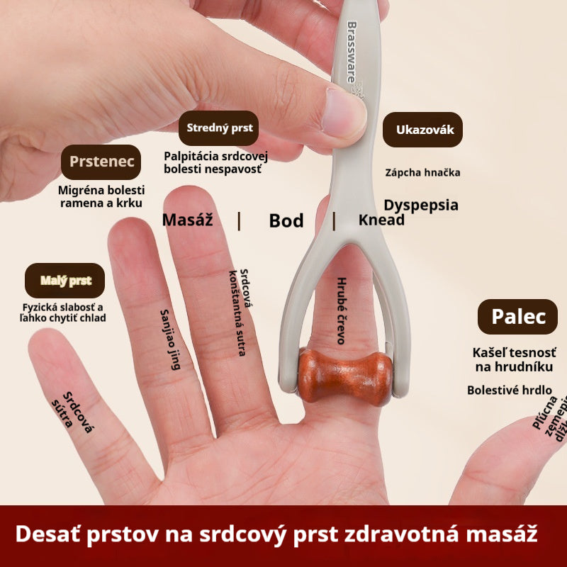 🎁💸【Kúpte 1, získajte 1 zadarmo】🌿 Masážny prístroj na prsty z masívneho dreva: Valčeky z prírodného dreva pomáhajú odblokovať kĺbové meridiány a zmierniť únavu rúk. 🌿