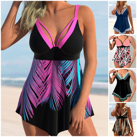 🏖️👙【Letný nový produkt】🌴【S-5XL】Súprava plaviek s potlačou na plážovú dovolenku 2025