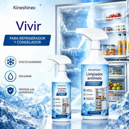 🔥【2 botellas por 27 euros】❄️ Nuevo spray descongelante (versión 2026) 🧡 Elimina rápidamente la escarcha del congelador