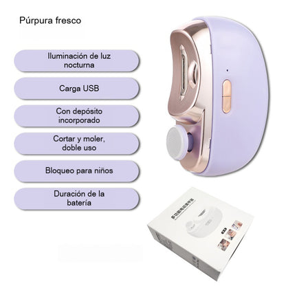 💅 ✨ ¡Nueva versión 2025! Lima de uñas automática – cuidado de uñas seguro y suave 👶🔧