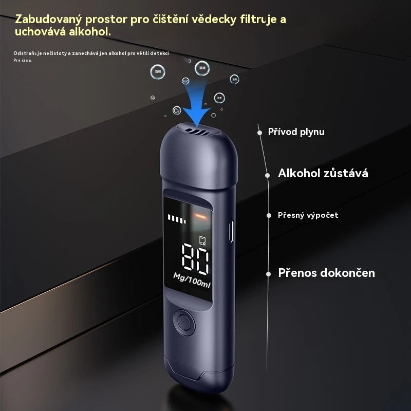 【Kup 1 a získej 1 zdarma】🍷 Přesný přenosný alkohol tester – Změř si hladinu před jízdou