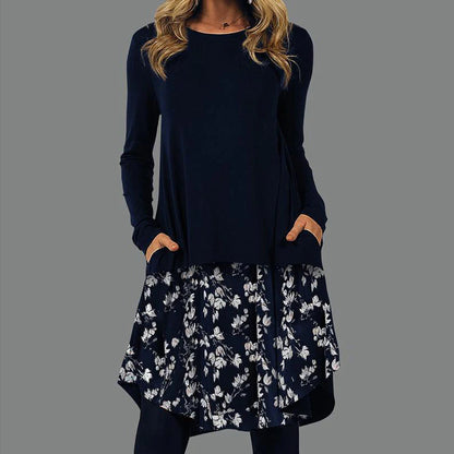 👗💕Časovo obmedzená zľava 【S-5XL】 Jesenné nové elegantné dámske šaty s retro potlačou 2025