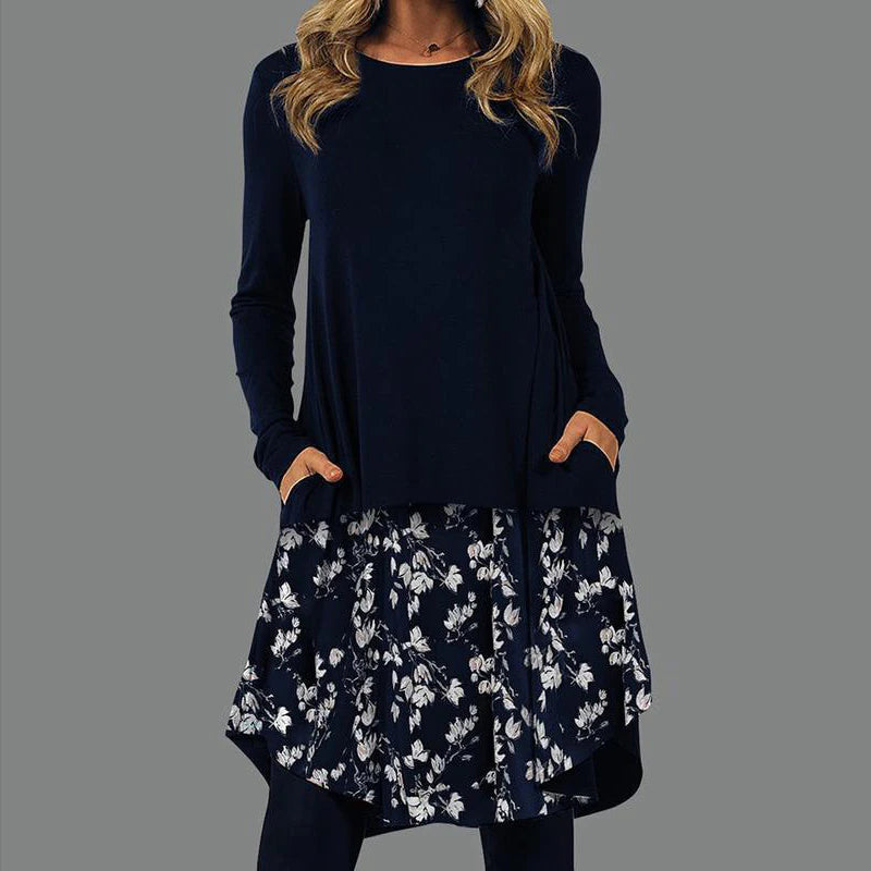 👗💕Časovo obmedzená zľava 【S-5XL】 Jesenné nové elegantné dámske šaty s retro potlačou 2025