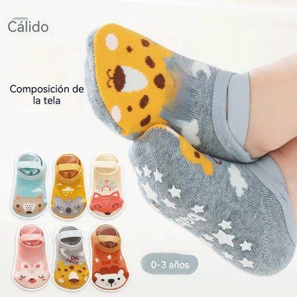 📢¡Oferta de precio mínimo por tiempo limitado!👶👶Calcetines gruesos y antideslizantes para niños: protegen del frío y resisten las bajas temperaturas