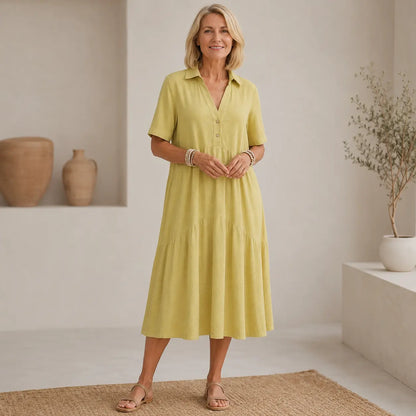 🔥【S-5XL】👗Nuevo vestido casual de moda 2026, hecho de algodón puro para mayor comodidad.