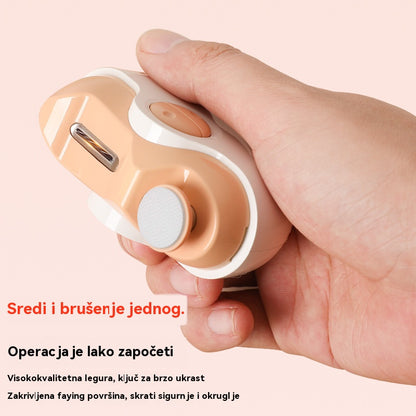 ✂️💅 【Nadograđena verzija】Višenamjenska električna turpija za nokte sa zaštitom od uklještenja, električne škare za nokte