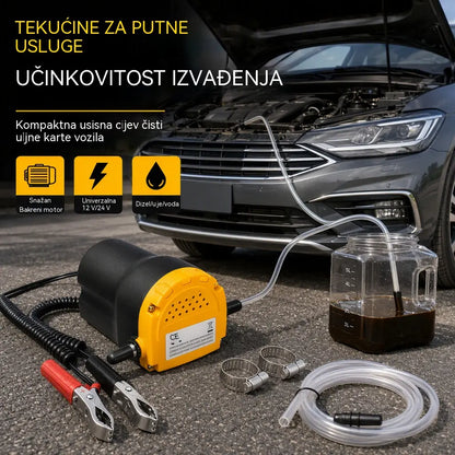 🚗Prijenosna električna samousisna pumpa za transfer mikro dizelskog ulja za automobile 12V 24V