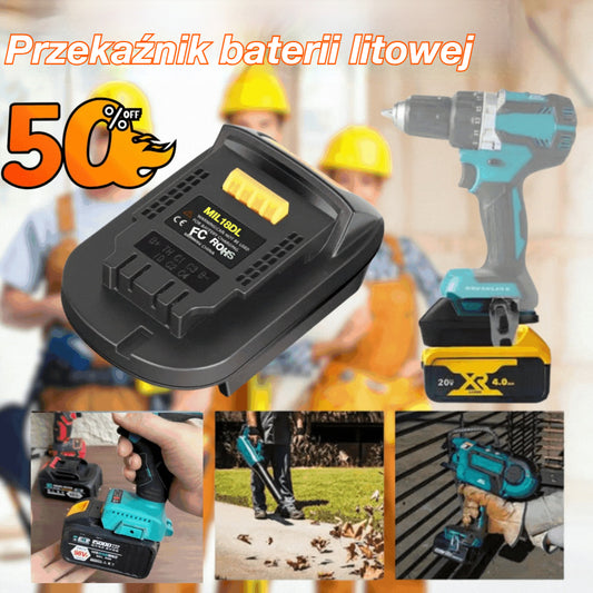 ⚡ Adapter do akumulatorów litowo-jonowych do narzędzi elektrycznych 18V