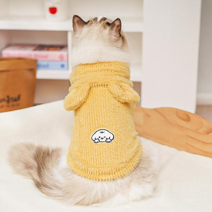 🧸【Compra 1 y recibe 1 gratis】【0.5-10kg】🧸 Abrigo cálido para perros y gatos – suave, adorable y con orejitas