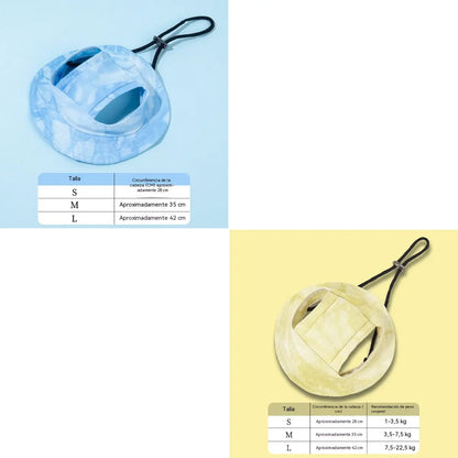 【Compra uno y llévate otro gratis】🐾 Sombrero de pescador ajustable para mascotas (con orificios para las orejas): Lindo y protector solar.