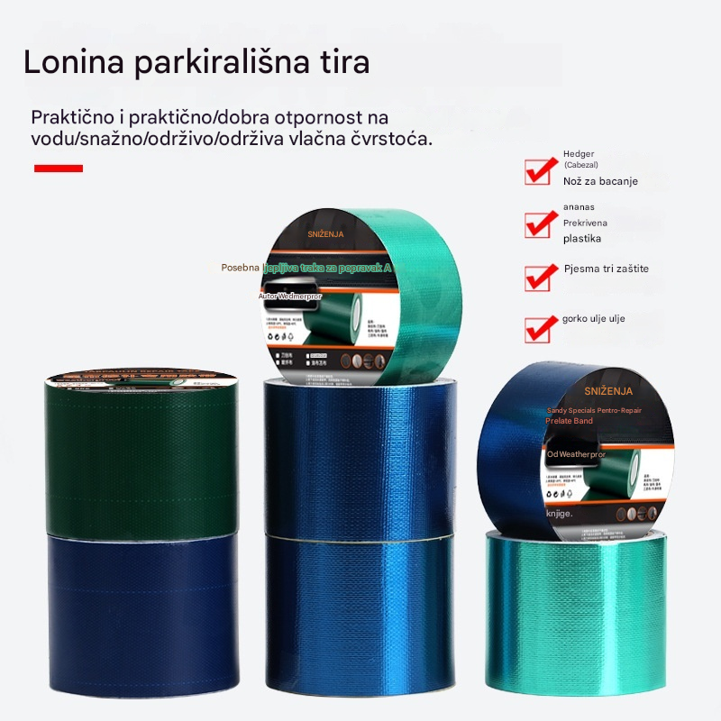 🔥【Kupi 1 i dobiješ 1 gratis】Traka za platno visoke viskoznosti【8 cm x 5 m】💥Ograničena vremenska ponuda