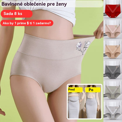 🔥 ( 6 kusov ) 💟 Antibakteriálna spodná bielizeň z čistej bavlny, nezanecháva šmuhy【40-85 kg】