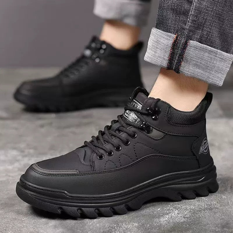 Nowe zimowe męskie buty sportowe, wygodne i lekkie, z polarową podszewką dla dodatkowego ciepła.【39-44】