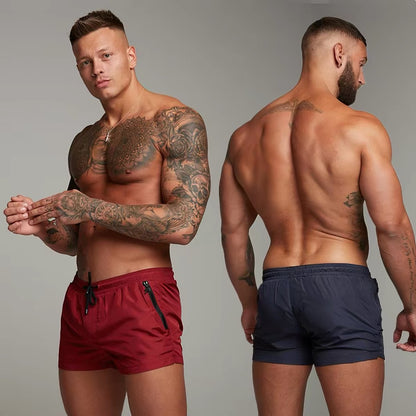 🔥🌴【S-3XL】Nuevos pantalones cortos de playa y bañadores de secado rápido para hombre, ¡tu viaje de verano a la playa te está esperando!