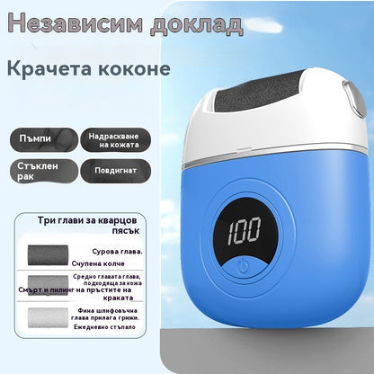 [2-dielna sada]🦶🛁  Nové elektrické valce na pedikúru, odstraňovanie mŕtvej pokožky z pät, elektrické valce na pedikúru