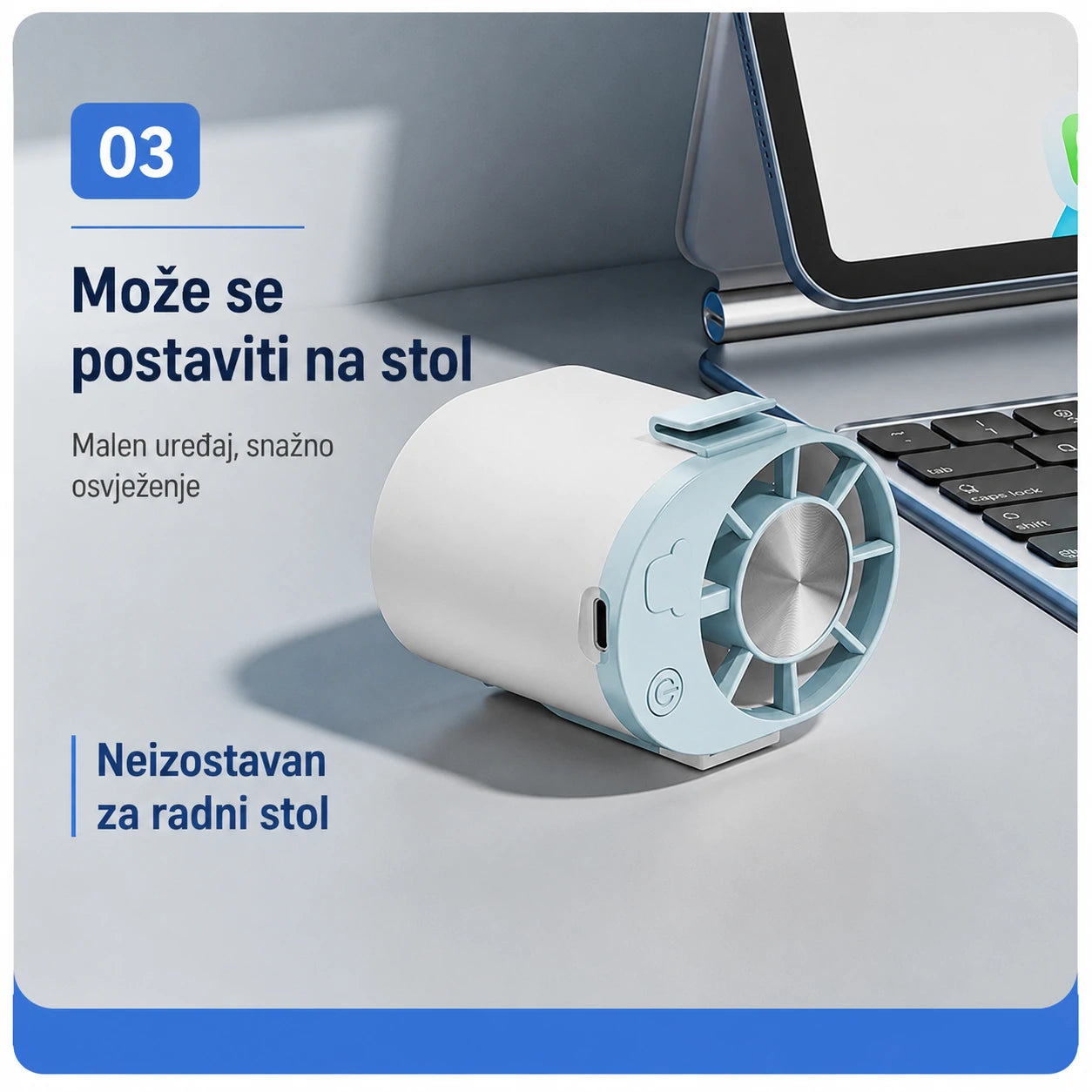 🔥【Kupite 1 i dobijte 1 gratis】🌀 Mini ventilator velike brzine koji se može pričvrstiti za struk.