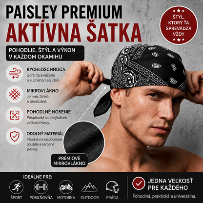 🔥✨【Kúpte 3 kusy a získajte 3 zadarmo, 6-dielna sada】Klasická čelenka pre motocyklistov a športovcov