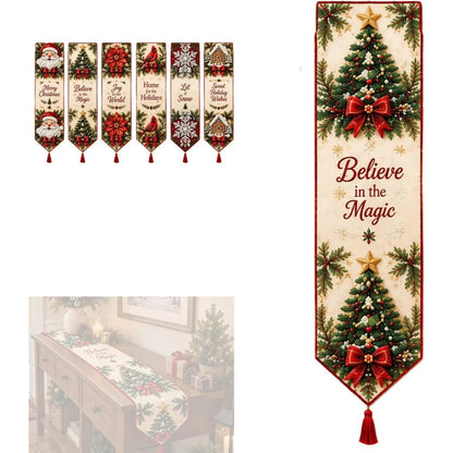 ✨ Kit de camino de mesa navideño con pintura de diamantes para hacer tú mismo