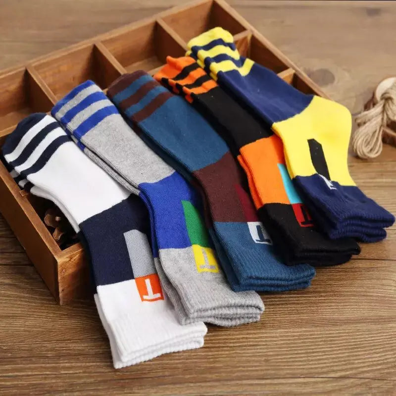 🧦【10/20 pares】Calcetines deportivos transpirables, antiolores y absorbentes del sudor para hombre
