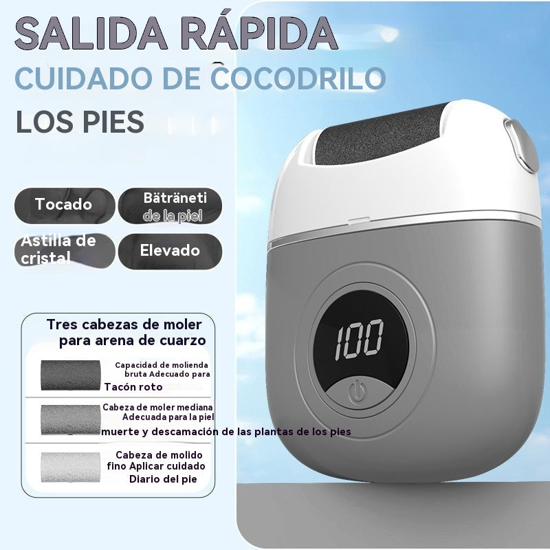 🦶🛁✨🔥Compra uno y llévate dos gratis🔥Nuevos rodillos eléctricos para pies, elimina la piel muerta de los talones, rodillos eléctricos para pies, adecuados para el cuidado de los pies.