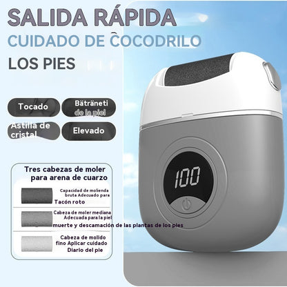🦶🛁✨🔥Compra uno y llévate dos gratis🔥Nuevos rodillos eléctricos para pies, elimina la piel muerta de los talones, rodillos eléctricos para pies, adecuados para el cuidado de los pies.