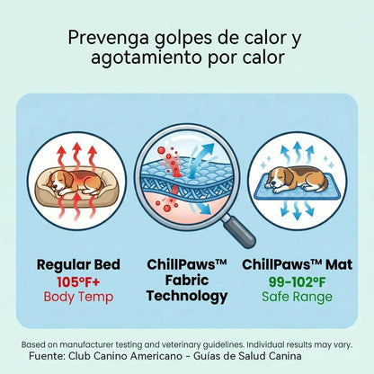 🧊⚡ ¡Rebajas de verano! Alfombrilla refrescante para mascotas (sin agua) – Tejido Oxford transpirable, apta para cualquier cama o jaula.