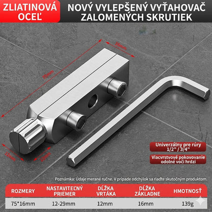 🔥【Kúpte 1 a získajte 1 zadarmo】Odstraňovač pretrhnutých závitov pre rohový ventilový kohútik, univerzálny kohútik