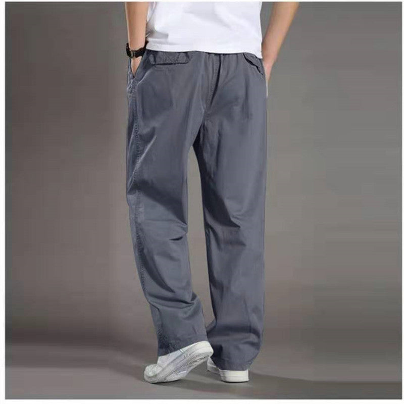 🔥【50-130KG】👖Nowe letnie spodnie męskie w dużych rozmiarach, oddychające i wygodne