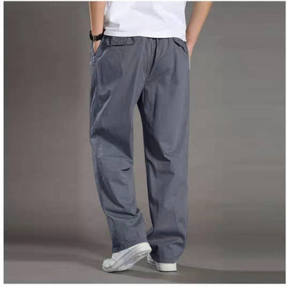 🔥【50-130KG】👖Nowe letnie spodnie męskie w dużych rozmiarach, oddychające i wygodne