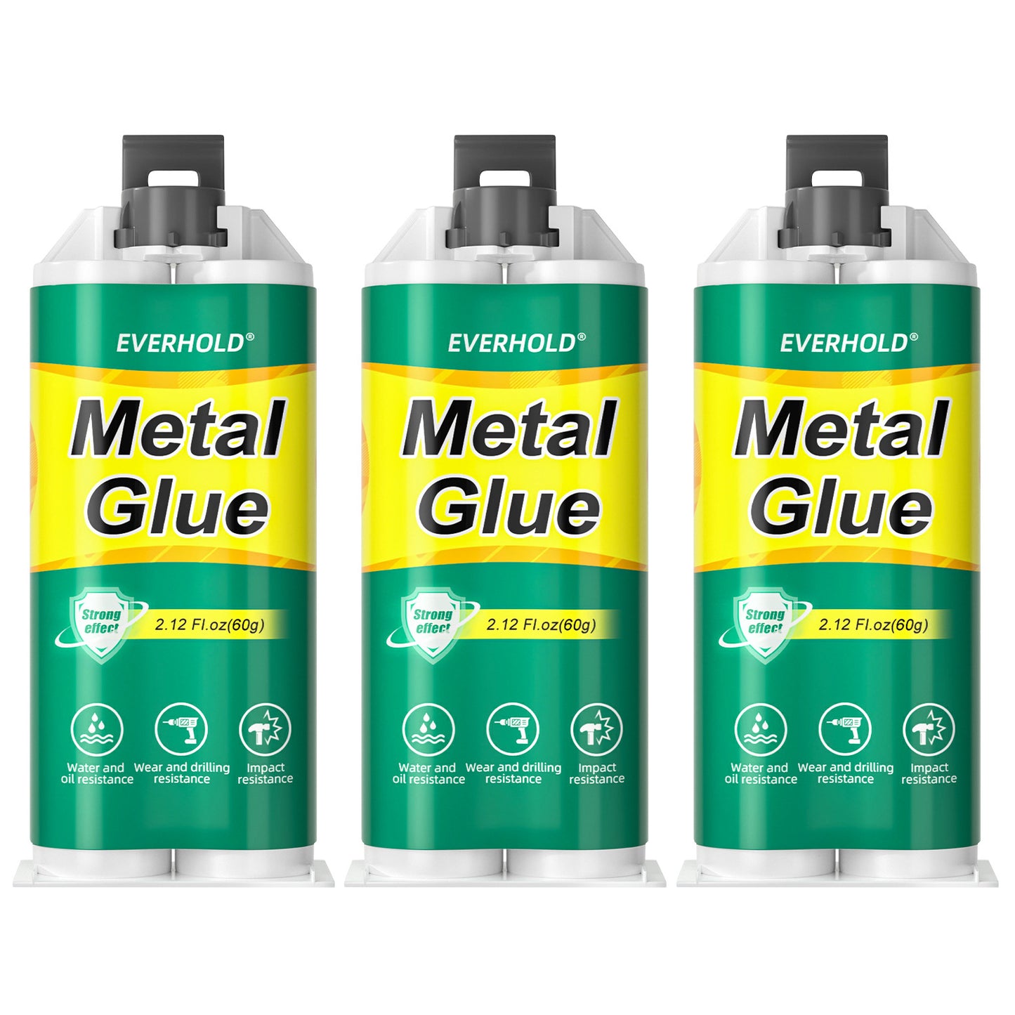 【Juego de 3 piezas】 🔥🛠️Pegamento reparador de metal AB de alta resistencia