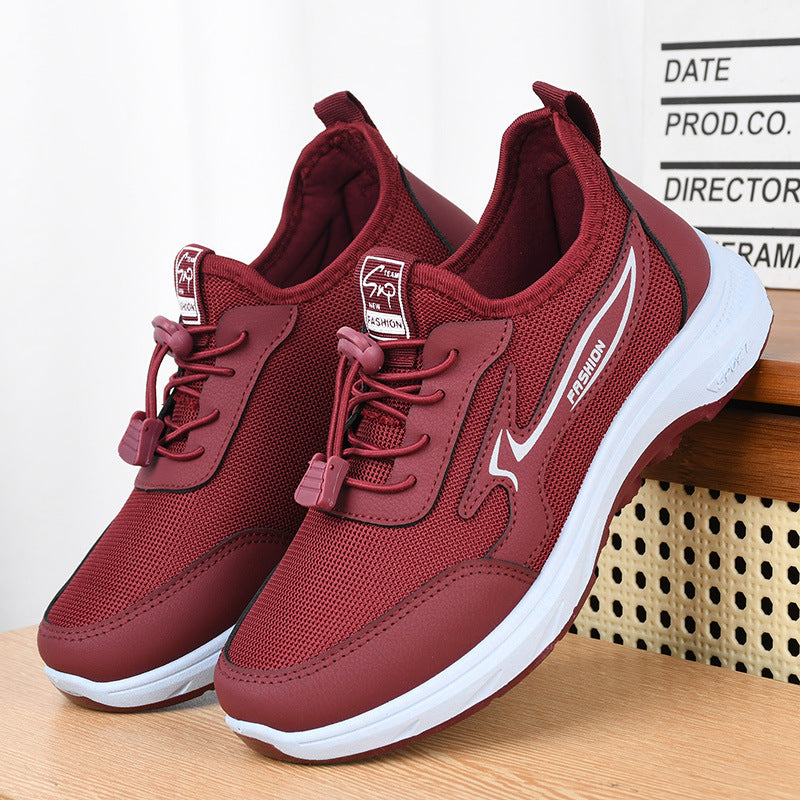 🤩🤩【36-41】2025 dámský nový styl pohodlné prodyšné neklouzavé sportovní boty jednoduché boty s měkkou podrážkou pro lidi středního a staršího věku
