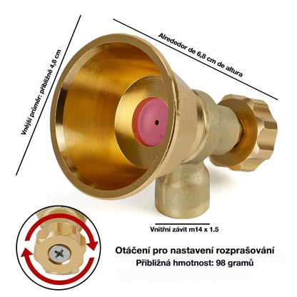 🔥💦 Speciální limitovaná nabídka 🔥 Mosazná zemědělská stříkací tryska s nastavitelnou hlavicí 🌾