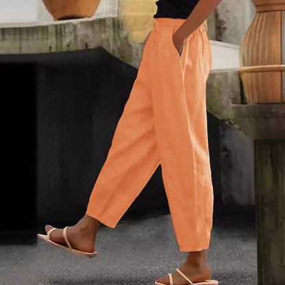 😍Posljednji dan promocije - 50% popusta💕【S-5XL】Ženske ležerne pamučne i lanene hlače