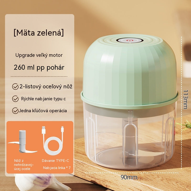 👍👍Efektívny a bezdrôtový mini elektrický sekáčik na potraviny