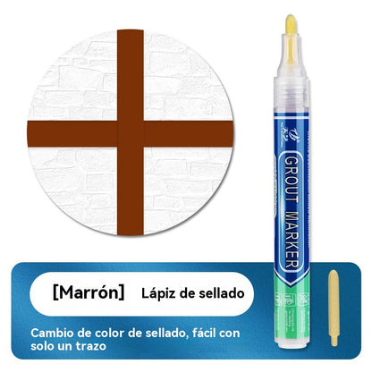【Compra 1 y llévate 3 gratis】🔥Lápiz para lechada de baldosas de cerámica resistente al moho y al agua