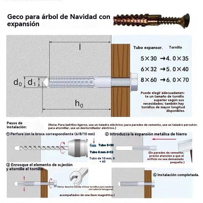 【100juegos】🔩 Anclaje metálico dentado súper resistente para fijaciones firmes en cualquier pared