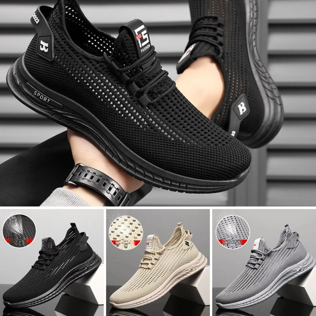 【ZĽAVA 50%】👟【39-44】Pánska ležérna obuv, pohodlná, priedušná, sieťovaná, protišmyková a módna