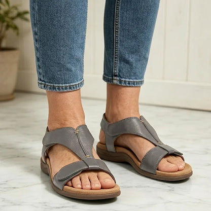 【Tallas 36-43】Sandalias de verano con suela blanda y soporte de arco, casuales y cómodas.