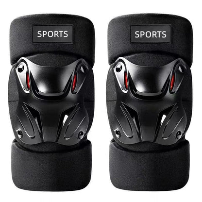 🏍️ ¡Aprovecha ahora con un 40% de descuento! 🛡️ Juego de rodilleras y coderas para motocicleta – Resistentes a los impactos, correas ajustables y forro transpirable – Protección esencial para conducir, patinar o andar en bicicleta 💪