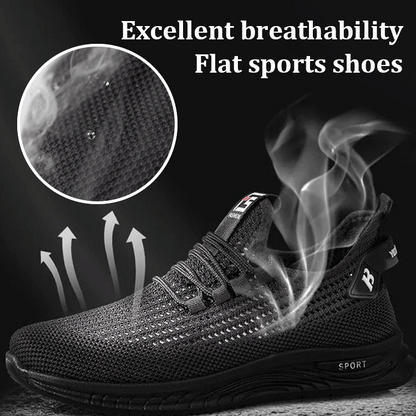 🔥💥👞【Tallas 39-46】Nuevas zapatillas deportivas casuales de malla transpirable antideslizante para hombre (modelo 2026)