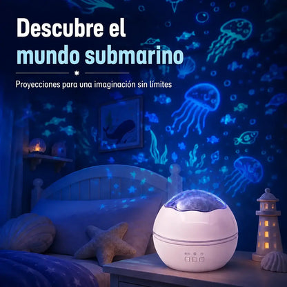🌠✨Proyector de cielo estrellado, luz nocturna ⎜ Lámpara LED giratoria🎁