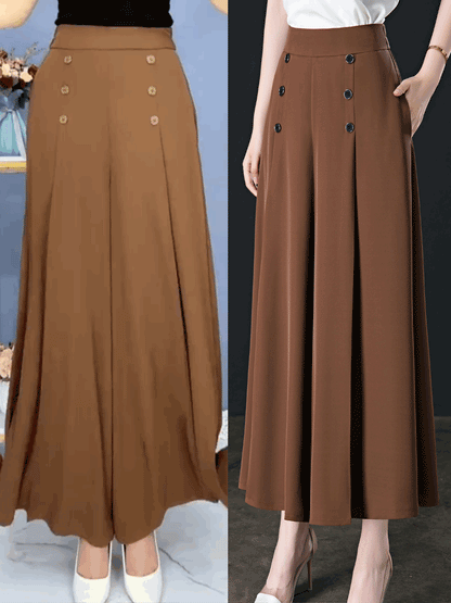 🔥 Descuento del 50% por tiempo limitado 💖【M–5XL】Falda acampanada de talle alto para mujer - estilo primavera y verano